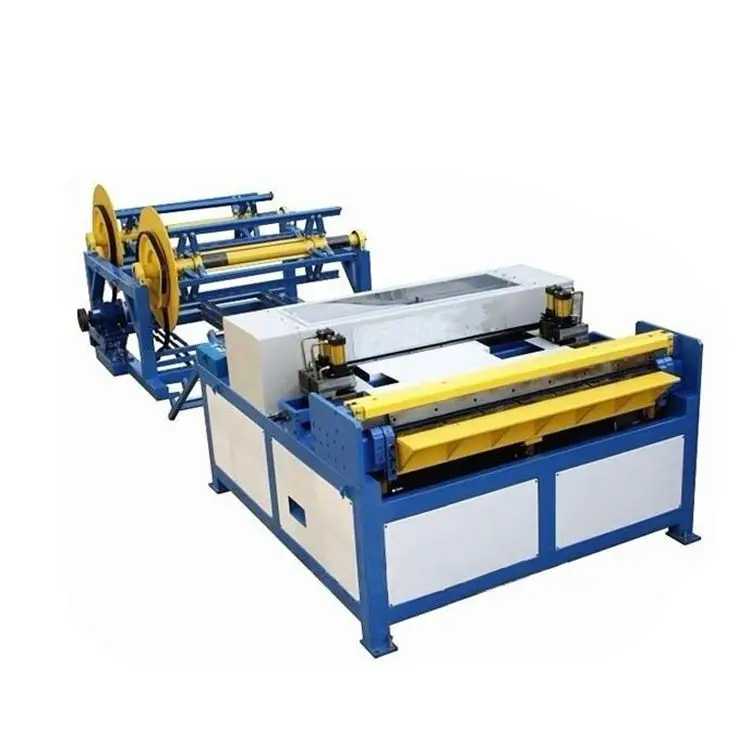 CE ISO  approved hvac square duct manufacture auto duct line 3 machine