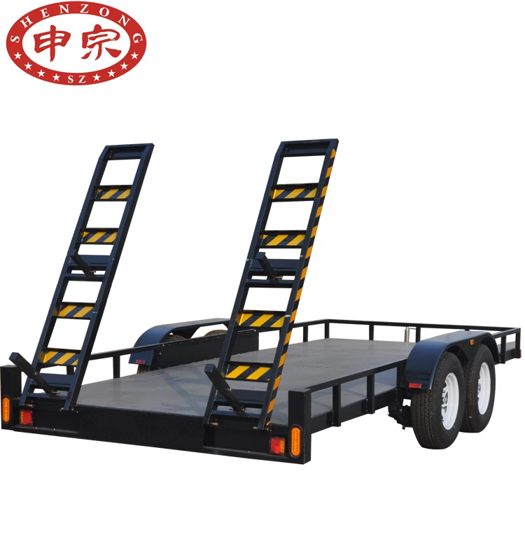 Assembled custom small car tow dolly car trailer utility trailer