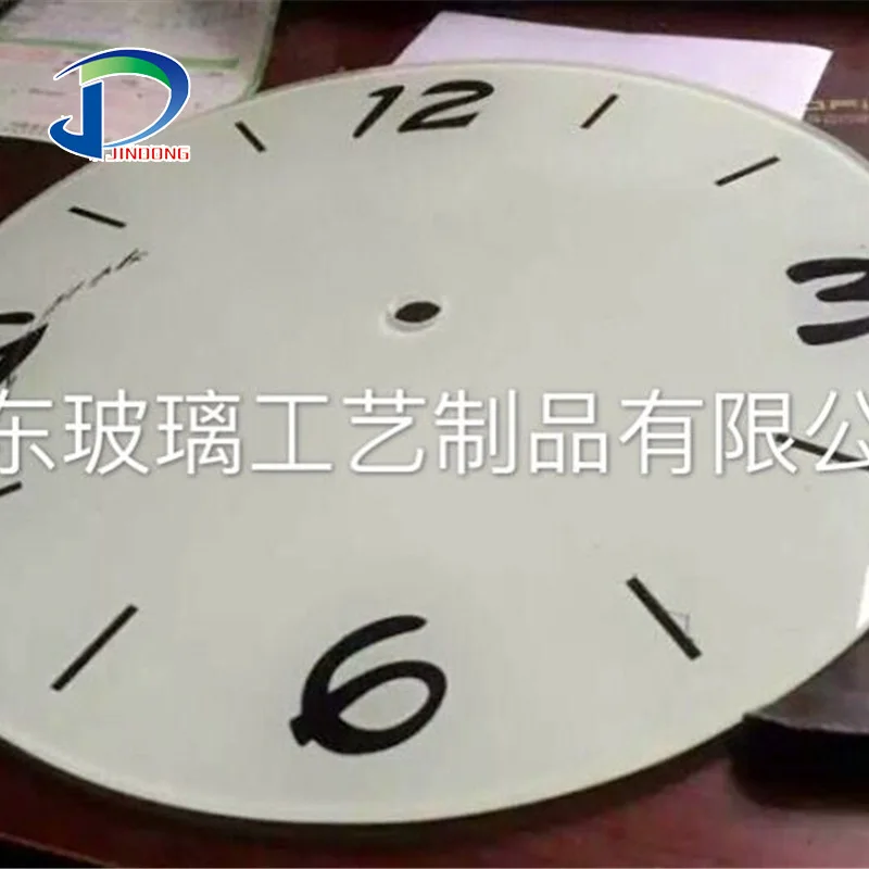 Customized size 1.8mm 2mm 3mm circular convex glass for clock instrument surface of glass