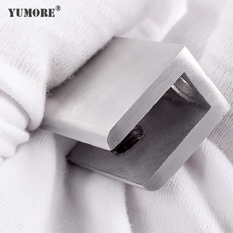 Hardware metal hanging precision casting table glass clamp high class 304 glass clamp