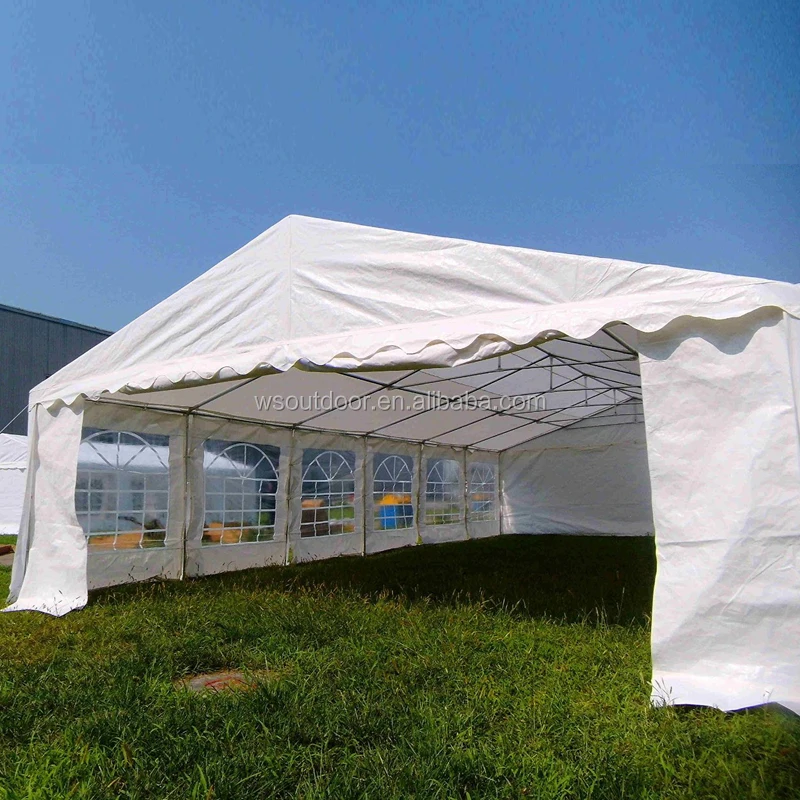 Large White Party Tent Gazebo Canopy Commercial Fair Shelter 6*12m