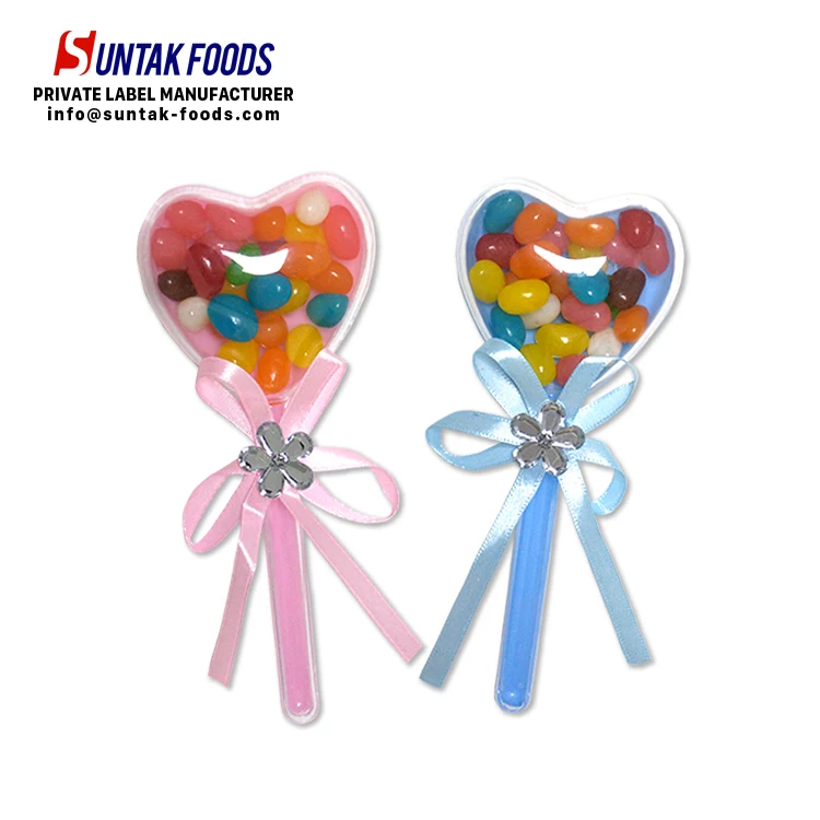 Magic Wand Candy Princess Heart Stick Jelly bean