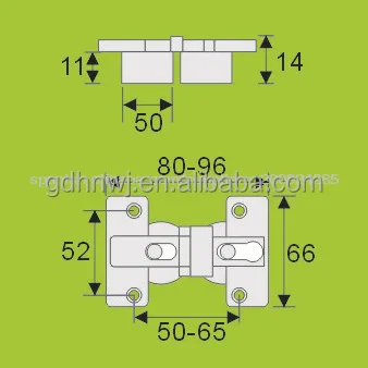 Folding table hinges, zinc alloy concealed flap hinge Furniture Kitchen Cabinet 35mm Cup Folding Overlapping Door Hinge