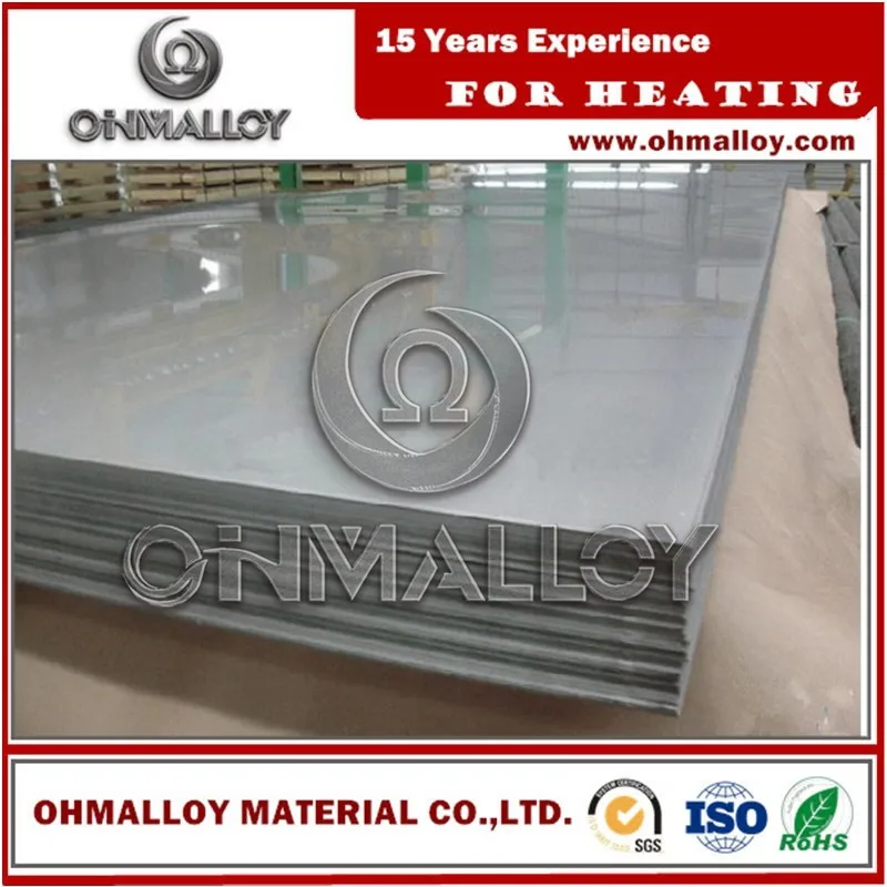 Высокотемпературная пластина/лист UNS NO6625, Inconel 625, ISO 9723, ISO 9724, ISO 9725