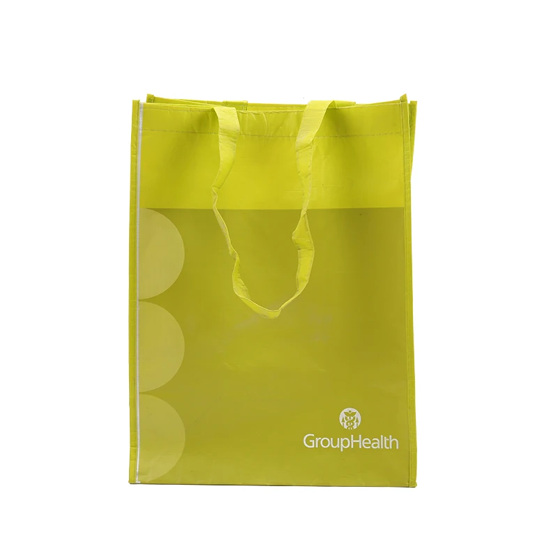 High quality easy carry foldable recycle rpet bag with Custom Logo Printing