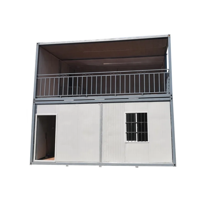 Low cost easy quick assembly prefab glass container house homes