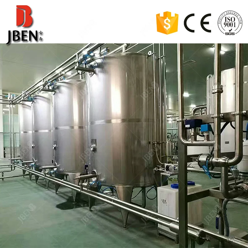 
Flavoured Milk Production Line With Milk Powder Dissolving With Water 
