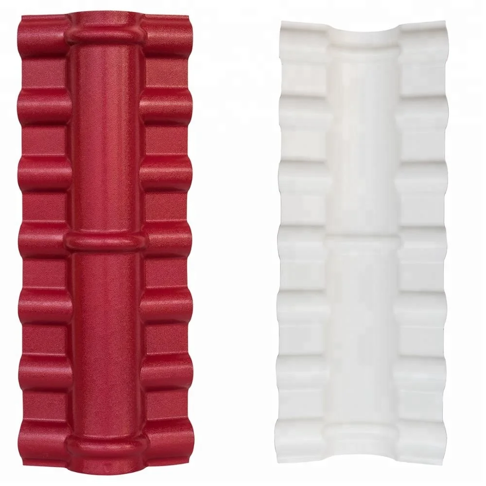 plastic water proofing roofing materials pvc roof accessories top ridge tiles for wholesale