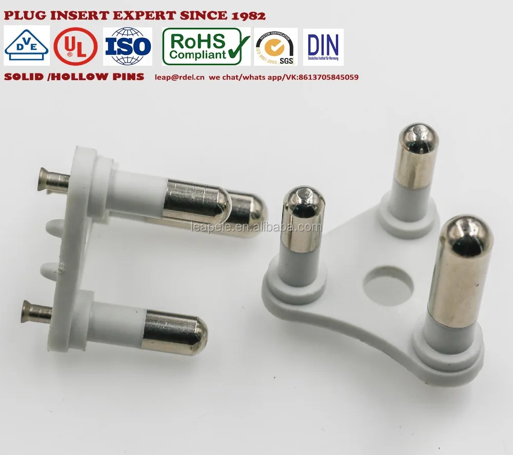  10amp 16amp паяльный Тип индийская вилка schuko pin (7 06 мм 8 7 латунные переключатели часть держателя) S.A
