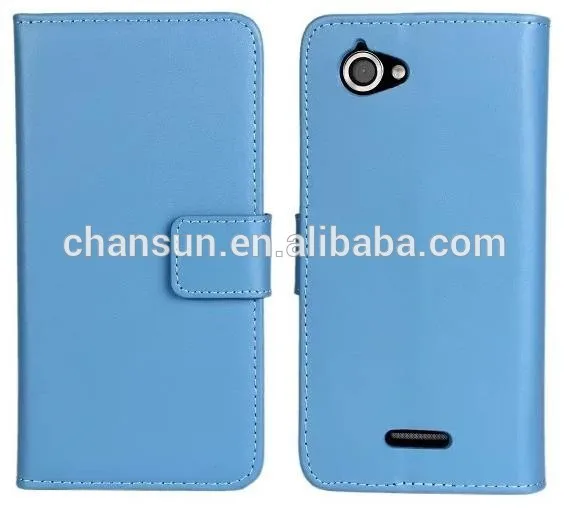 For Sony Xperia L leather flip case