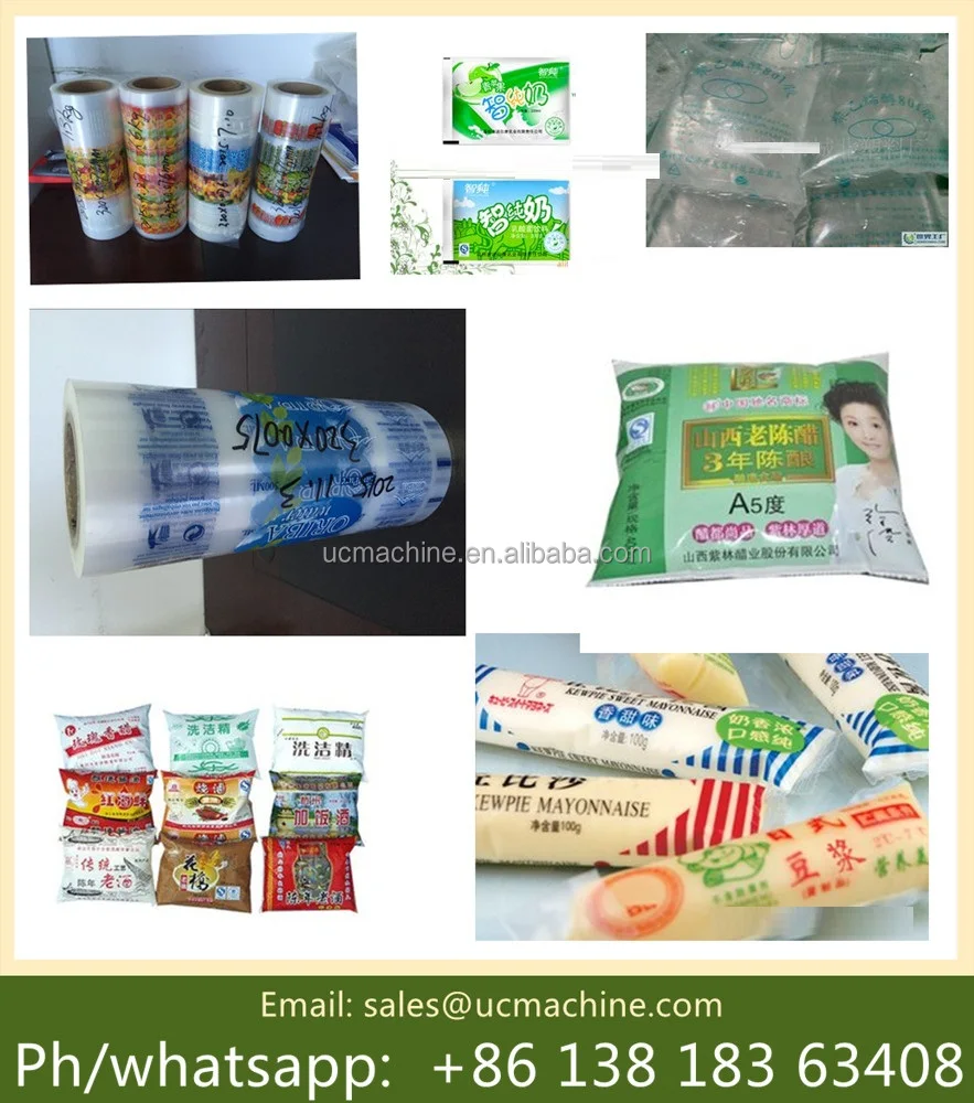 liquid plastic film food packaging plastic roll film