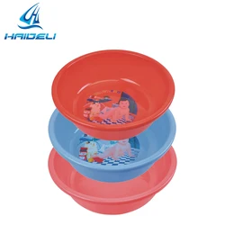 Bathroom &Kitchen Colorful Round Plastic Basin for Wash Face