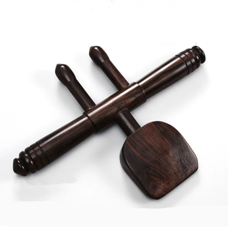 High Quality Ebony Tools Wood Massage Therapy Pente Customized Body Massager 1 Set Gift Box Package 1 Year Guarantee Hade Made