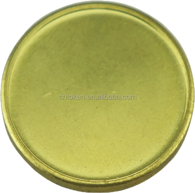 High Quality Game Token Coin Custom Design Trolley Vending Machine Brass Blank Tokens
