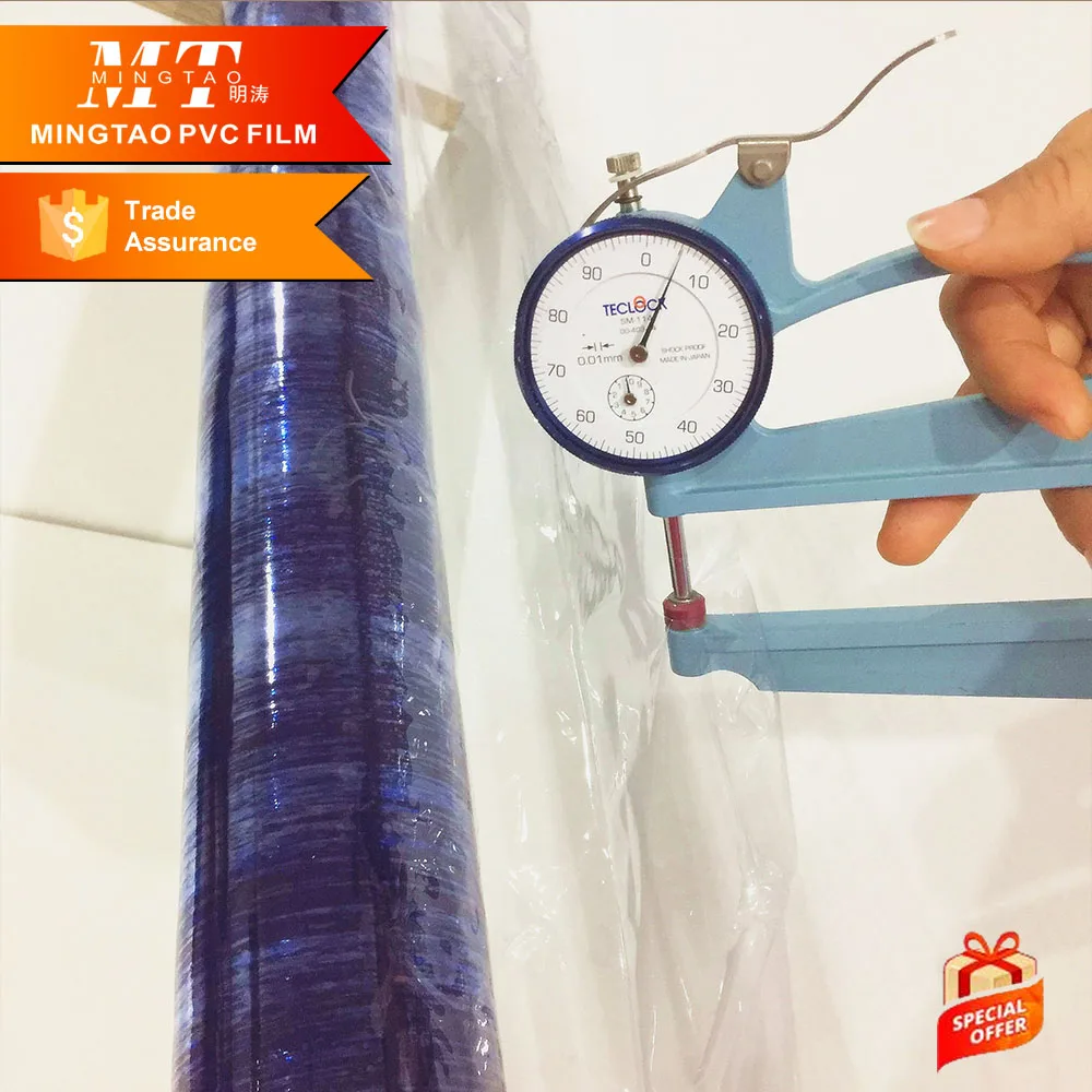 Free sample protection mattress film for furniture factory flexible pvc roll film transparent holographic film