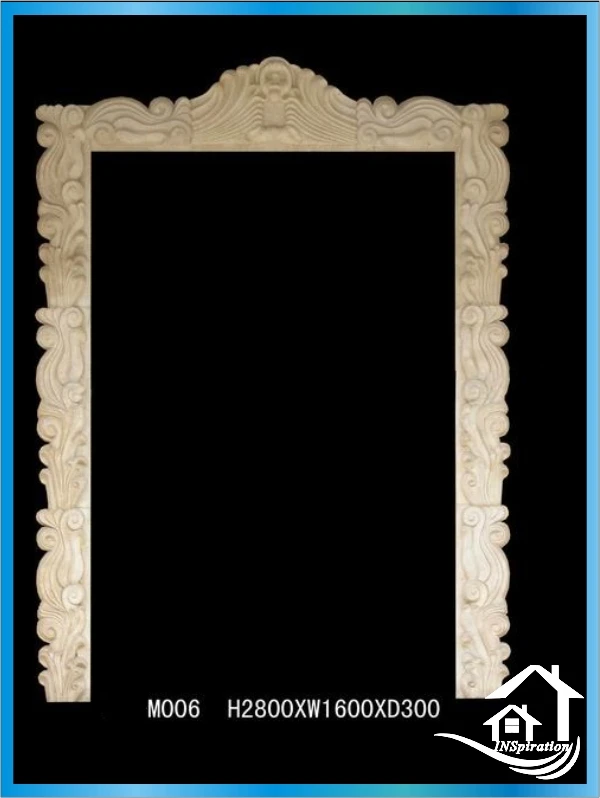 Облицовки входной двери из искусственного камня