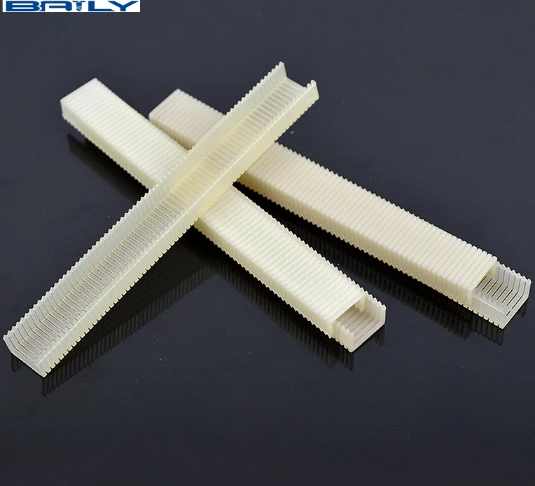 
BAILY supply Plastic (composite) staples for Tags, boat, furniture, lattice, window 