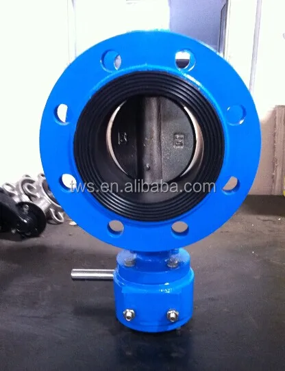 Rubber Seat Manual Butterfly Valve For Water