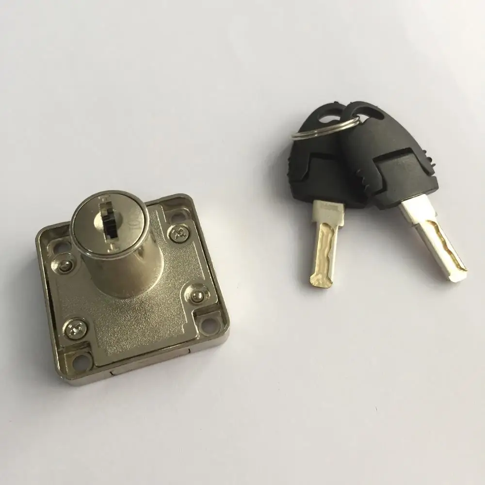 Zinc for Cupboards Lockers Drawers cabinet 2 Keys