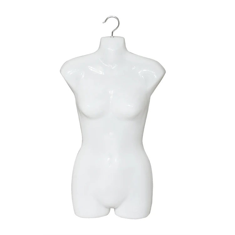 Halfing plastic display mode hanging mannequin