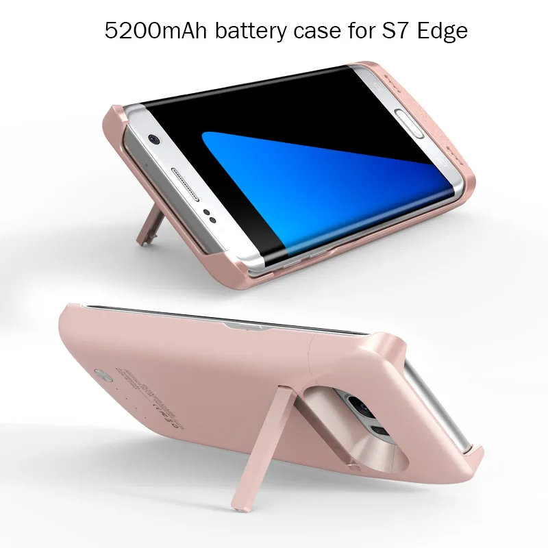 Новые Продукты 2017 5200 мАч Power Bank Дело Pack Для Samsung Galaxy S7 Края