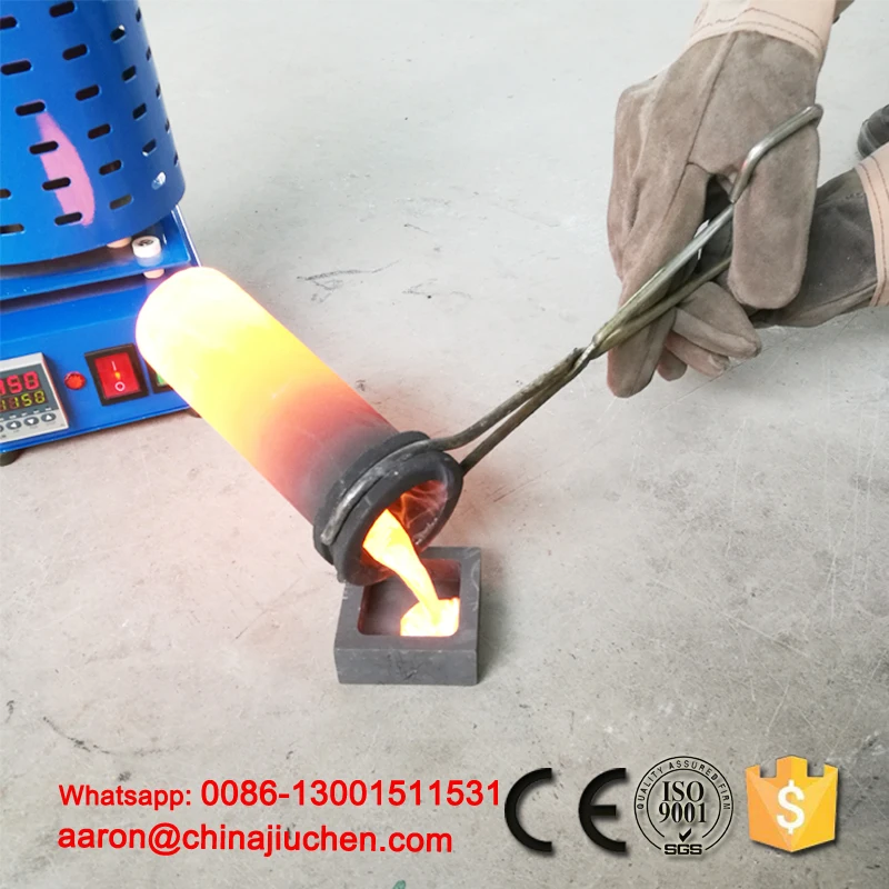 Automatic Gold Melting Furnace Jewelry Tool 1.5kw/ 2KG Graphite Crucible 110V