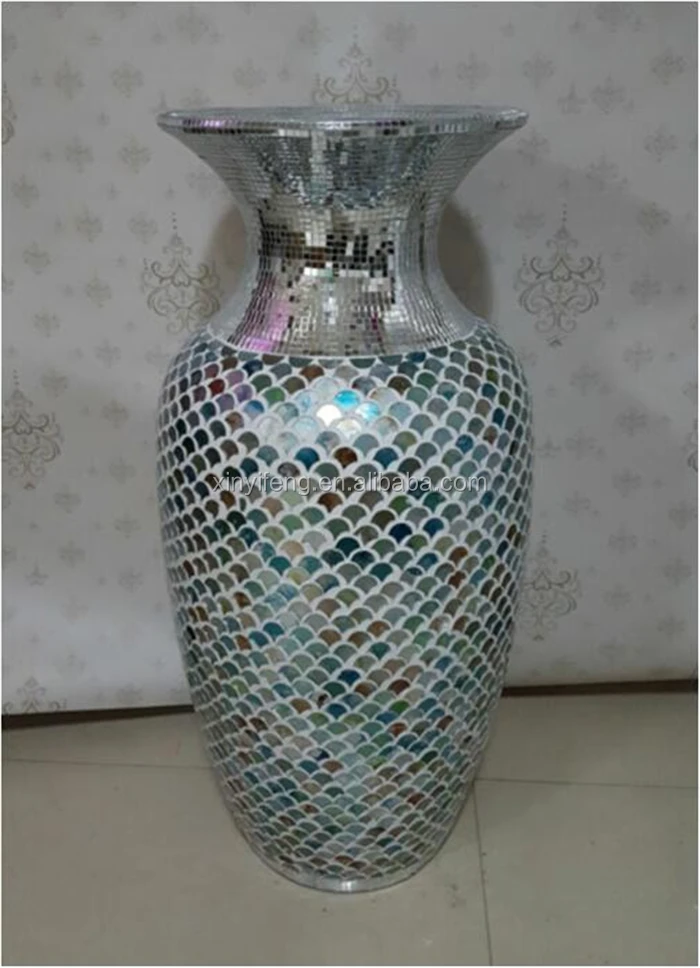 FRP Original Resin Colorful Floor Large Flower Vase Living Room Furniture