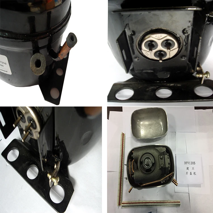 Refrigerator and green mini refrigerant R290 type Highly compressor