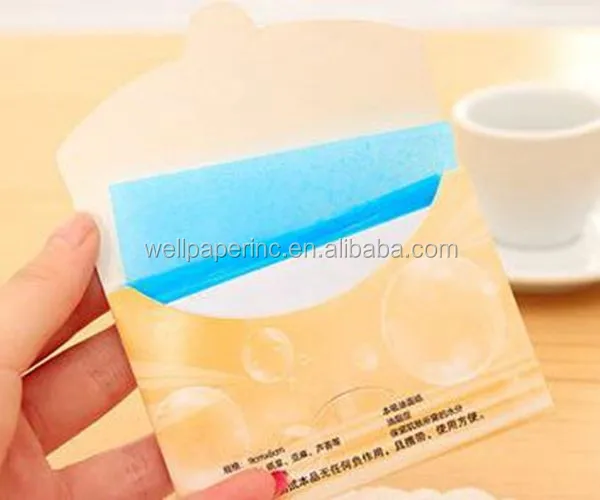 Oil Absorbing Sheets Cosmetic Facial Oil Blotting Paper