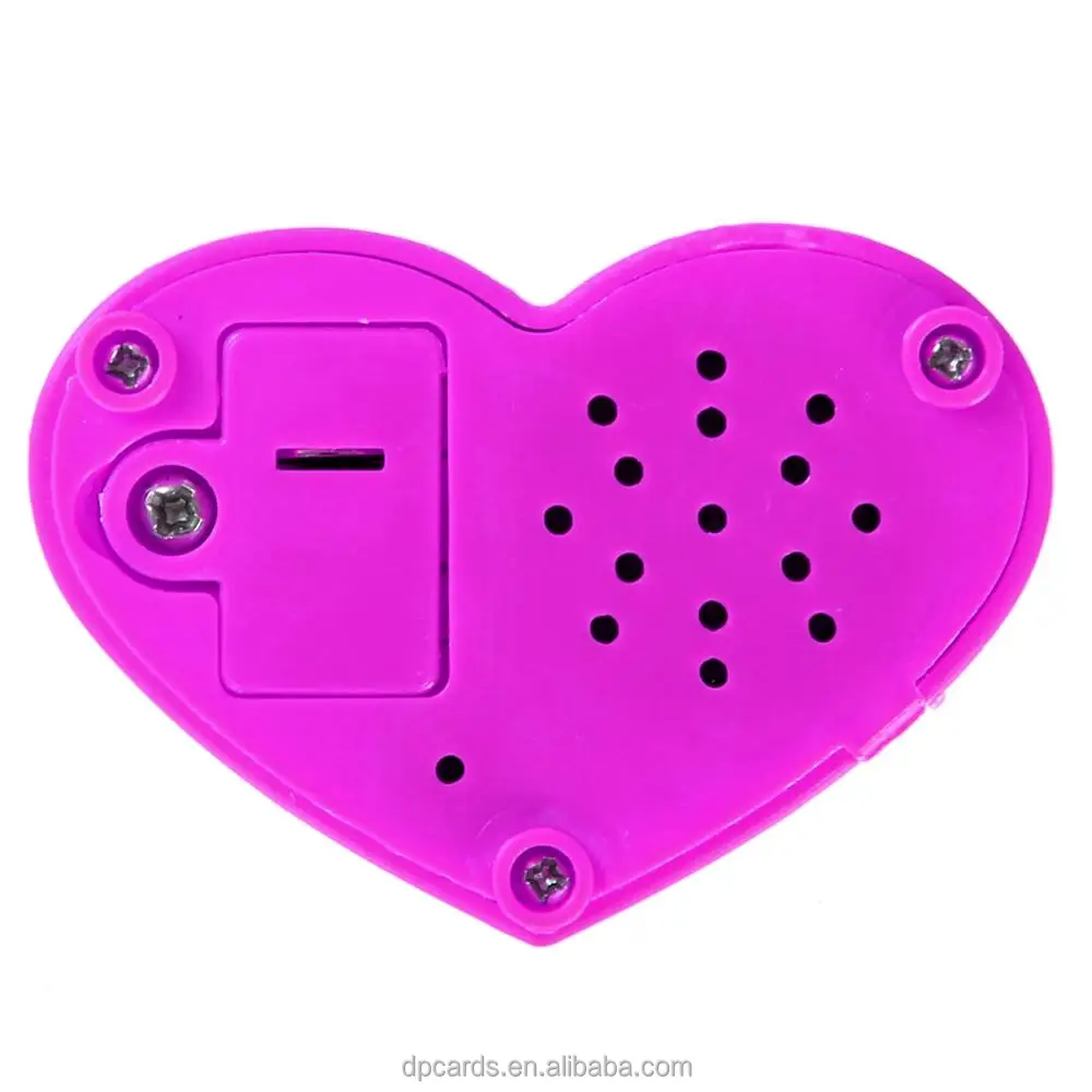 Wholesale heartbeat bear voice recorder recordable sound module voice recorder for toy teddy bear voice box