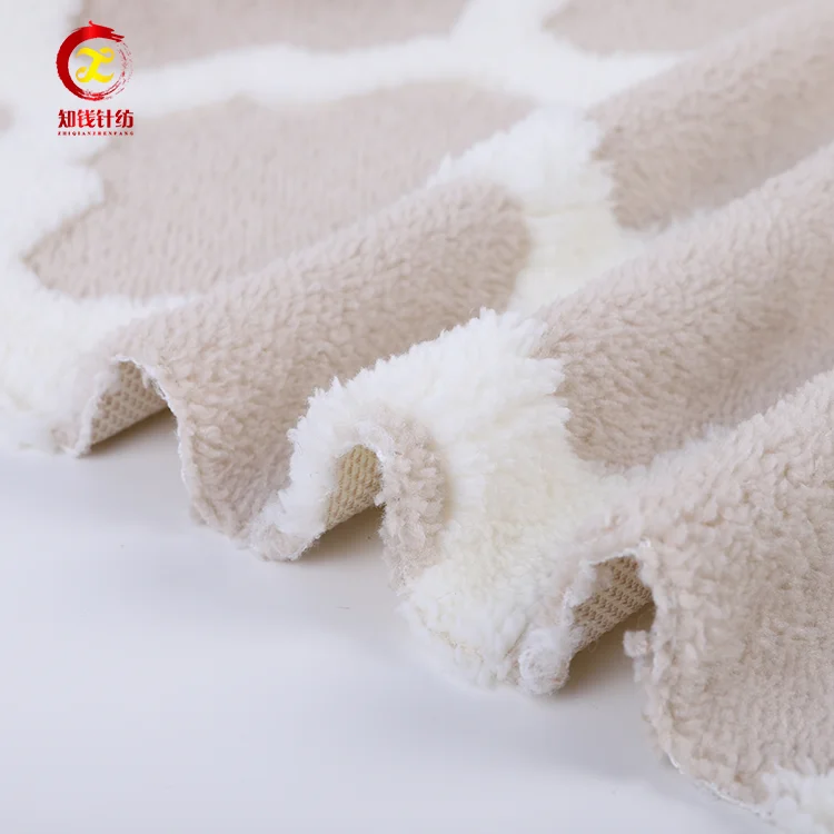 Китай руно жаккардовая ткань шерпа красочные жаккардовый