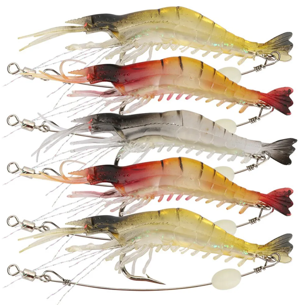 High Simulation Lure Soft Prawn bait Shrimp Fishing Lure