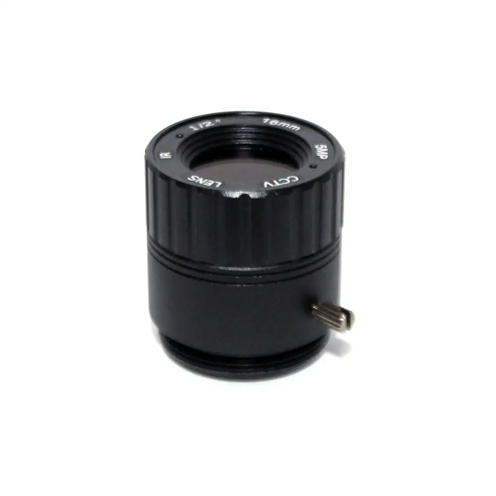 16mm 5MP F1.8 CS Mount Fixed Lens CCTV Camera Lens