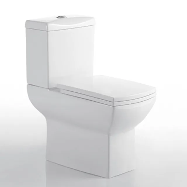 
Chaozhou For Sale P trap 180mm Roughing-in Ceramic Washdown Two Piece Toilets 