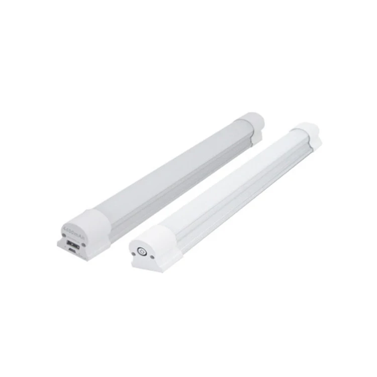 Алюминиевая пластиковая лампа для шкафа, USB перезаряжаемая литиевая батарея, светодиодный магнитный домашний аварийный светильник