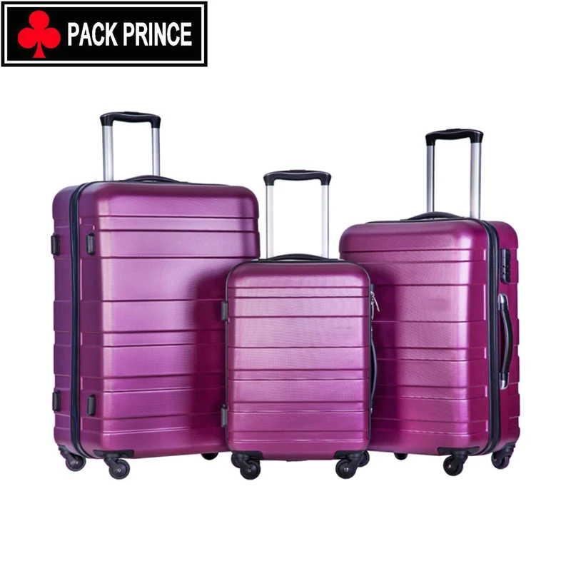 
PC polycarbonate Travel Trolley Luggage Set Carry on Suitcase 