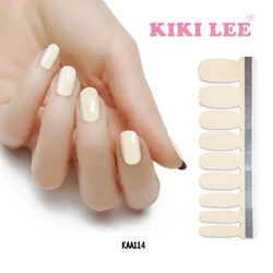 KIKILEE solid color nail sticker for nail beauty DIY