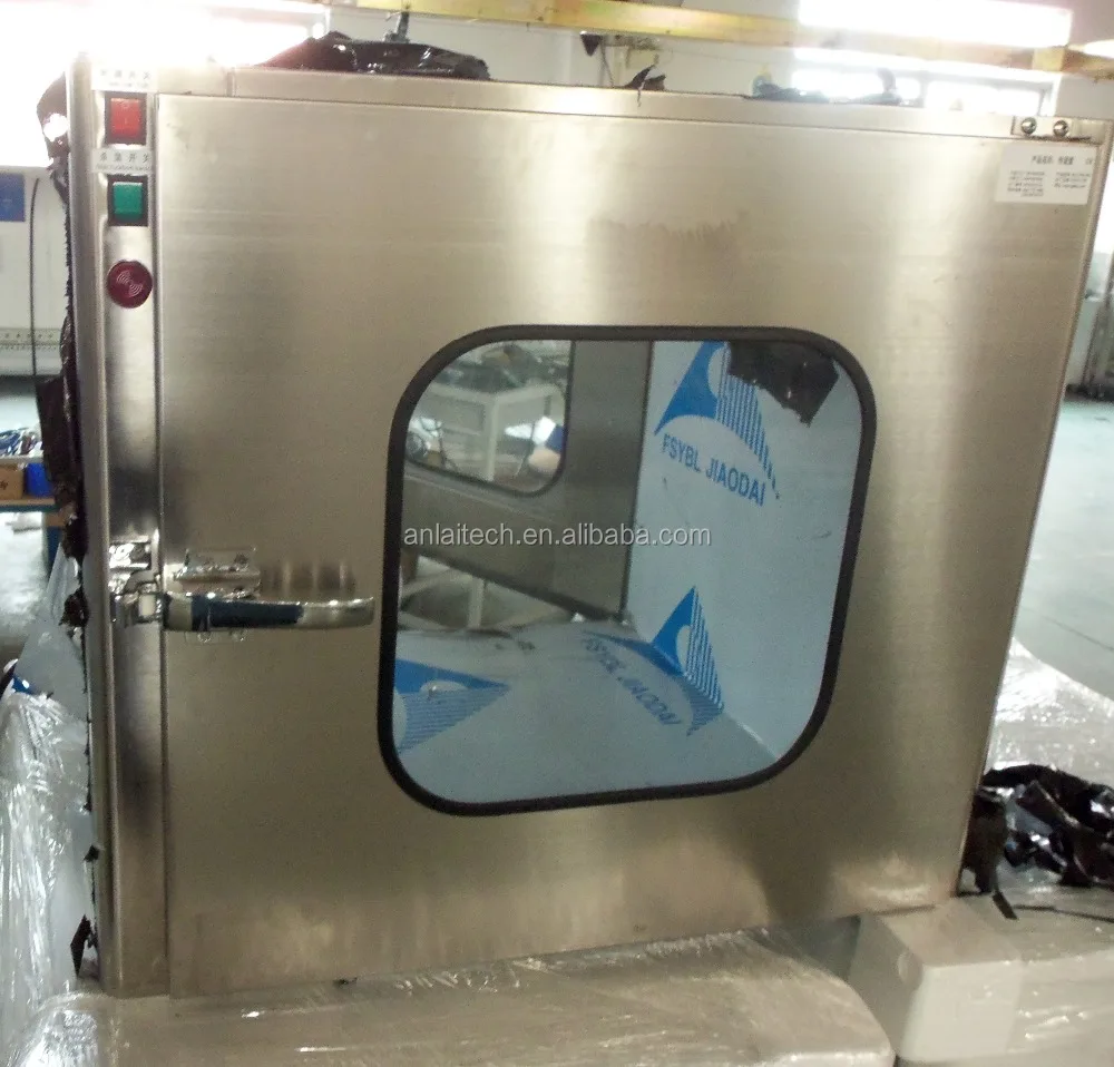 Передаточный шлюз для стерильных помещений через дверная коробка больницы чистых комнат