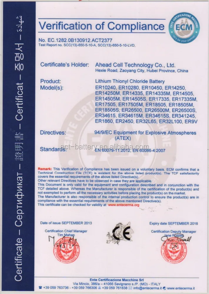 rechargeable batteries Ni-CD 1.2V 1600mAh 4/5SC