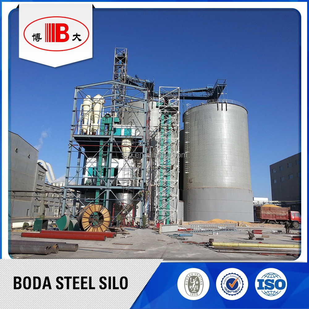 1000m3 grain storage steel silo