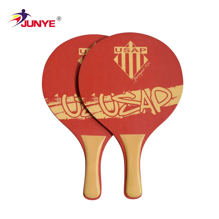 Sports Beach Racket Outdoor Beach Paddle Set Beach Racket Set with Mesh Bag