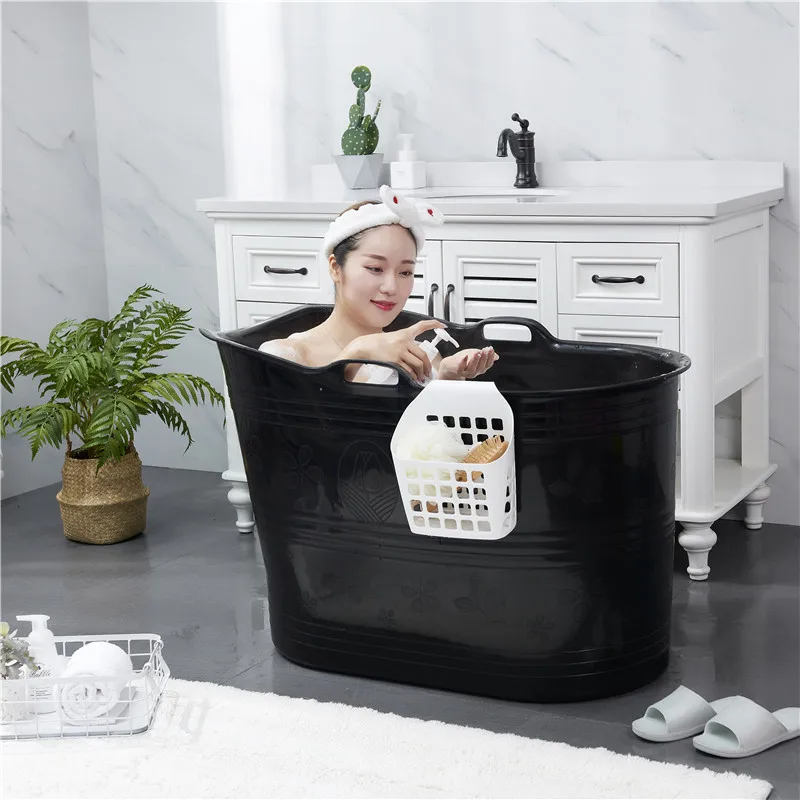 SGS Test Passed PP5 Plastic Portable Bathtub for Adults, 2019 newest Plastic Bathtub as gift