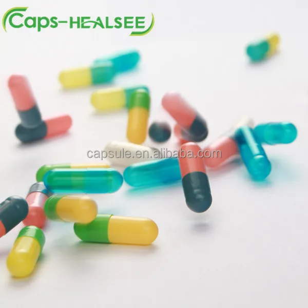 Transparent clear color natural HPMC vegetable empty hard GMP certificate capsules shell size 00 0 1 2 for vegetarians
