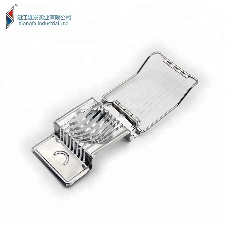 Customizable 145*85*20mm Restaurants Egg Slicer / Cutter Tool for Kitchen Stainless Steel Egg Slicer