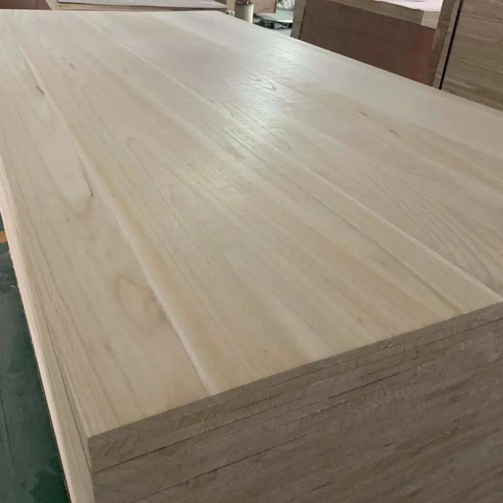solid wood paulownia timber  furniture board