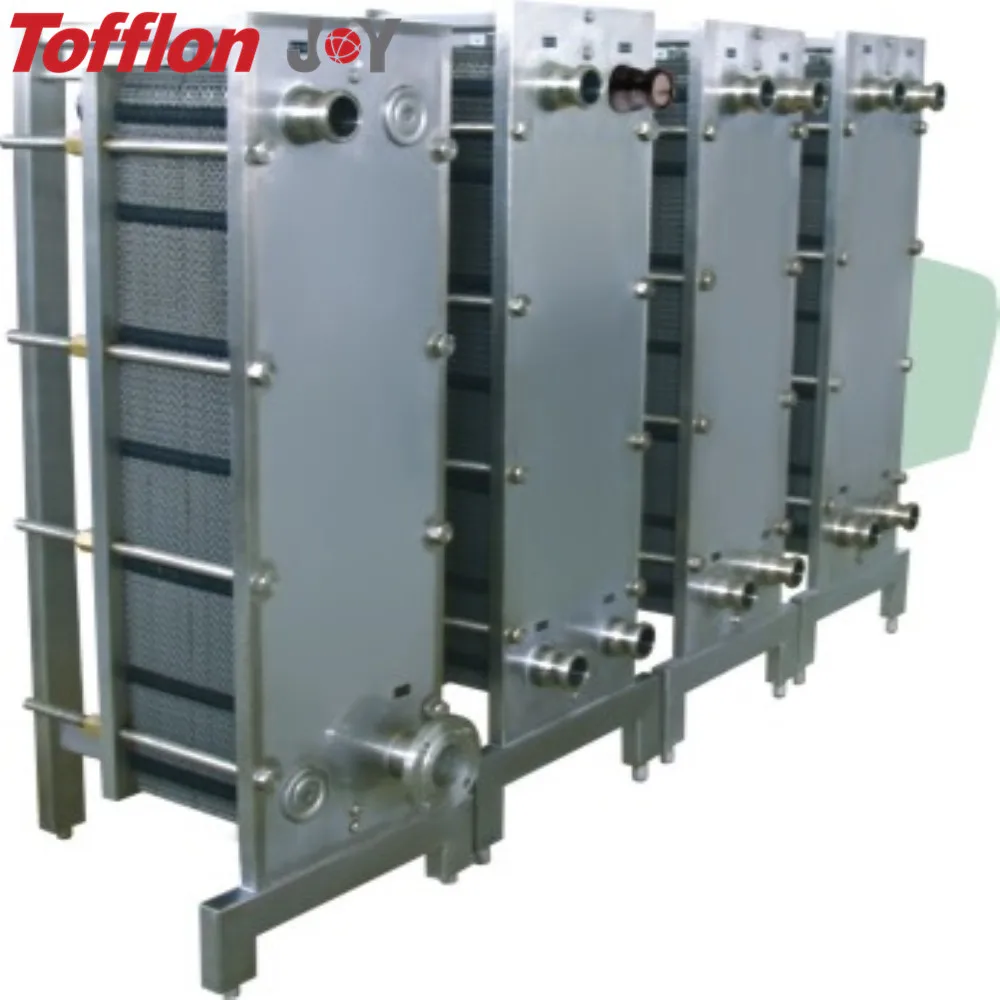 
Milk plant heat exchanger 