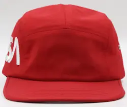 Square flat bill 5 panel micro fiber embroidery sport basecall camper cap hat