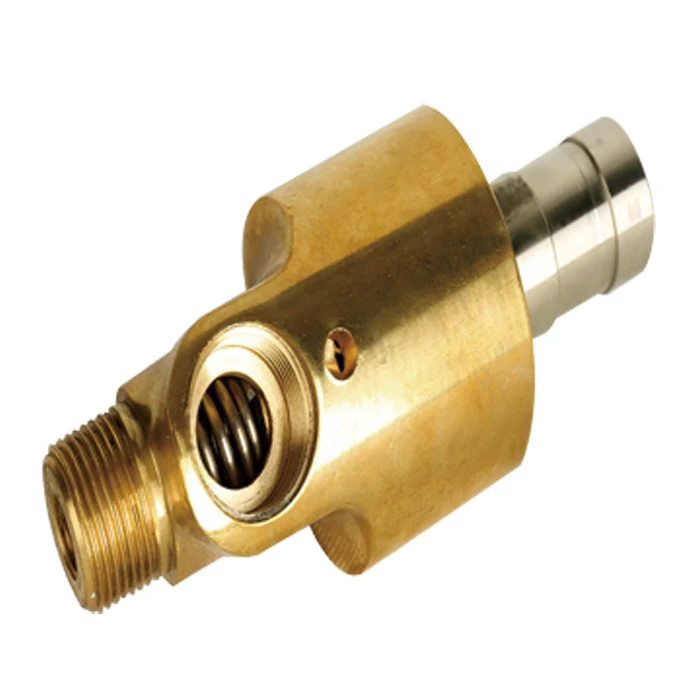 new copper hydraulic fitting rotary joint rotating swivel mechanism