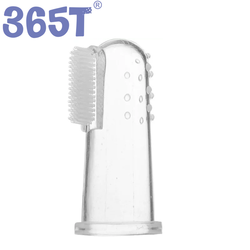 
Wholesale Soft Silicone Baby Finger Toothbrush For Infant Teeth Clean Brush With Case 