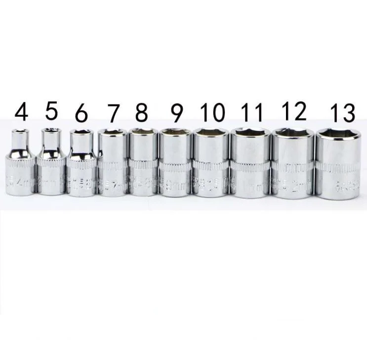 Wholesale 1/4-Inch Drive Quick Release Ratchet and Cr-V Metric Wrench Sockets Set